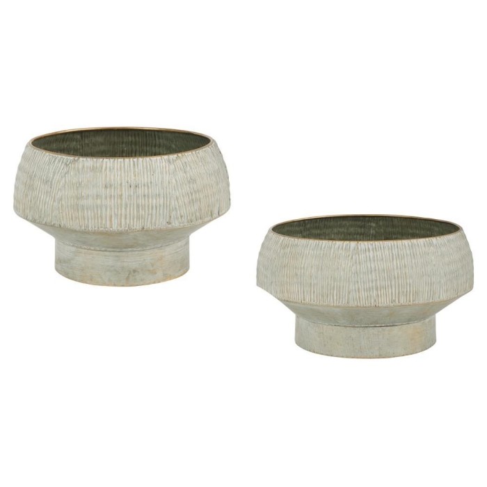 SET 2 CASPO METALLO 28X16